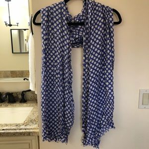 J crew polka dot scarf